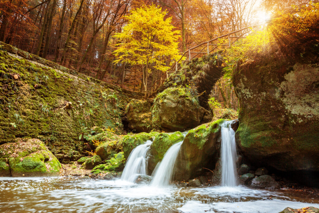 Waterfalls-in-the-Mullerthal-in-Luxembourg