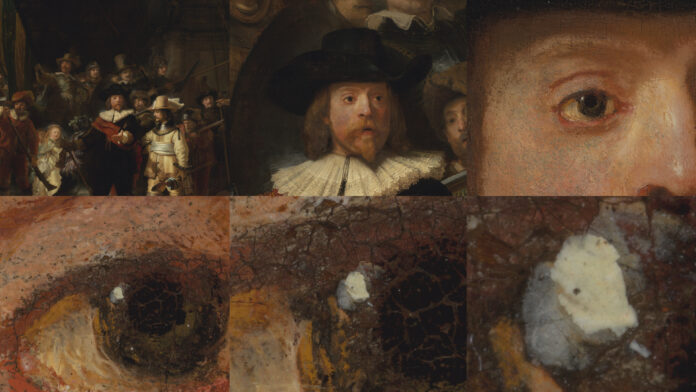 collage-nightwatch-painting-by-rembrandt-viewed-with-new-717-billion-pixel-photo
