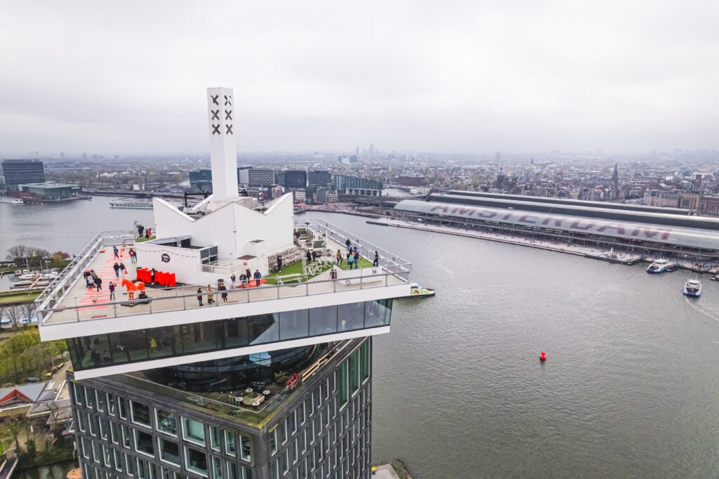 Panoramic-view-over-ij-river-from-adam-lookout-tower-in-amsterdam-north