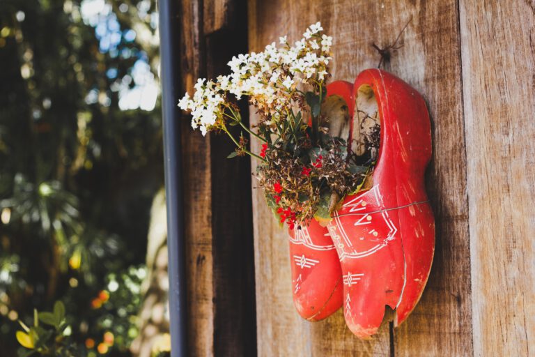 Dutch clogs: the traditional wooden shoes of the Netherlands