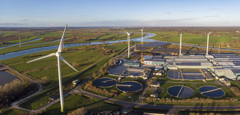 Renewable energy industry plant in The Netherlands 