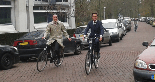 mark rutte bicycle