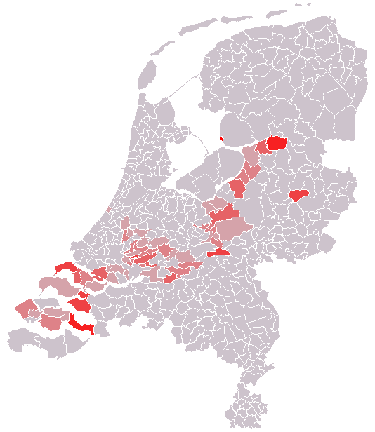 map-of-CU-and-SGP-voters-by-region-and-bible-belt-in-the-Netherlands