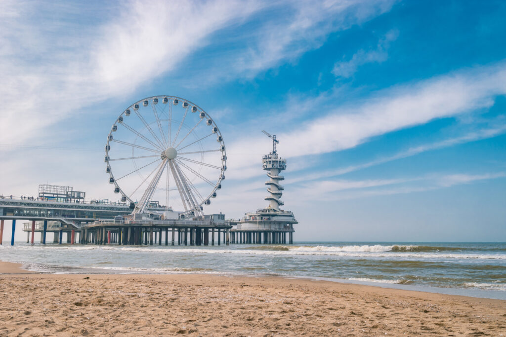 Scheveningen-pier-in-the-day-time-with-bright-skies-netherlands-tourist-traps