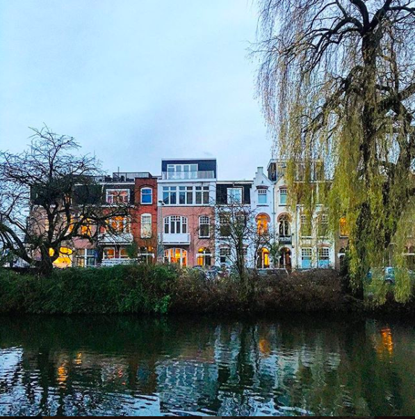 canal houses in Amsterdam