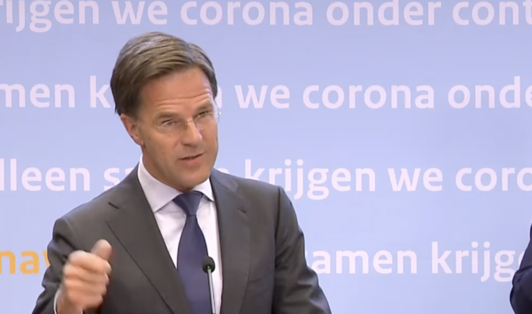 Press conference: Rutte puts Netherlands on notice, gives municipalities more power