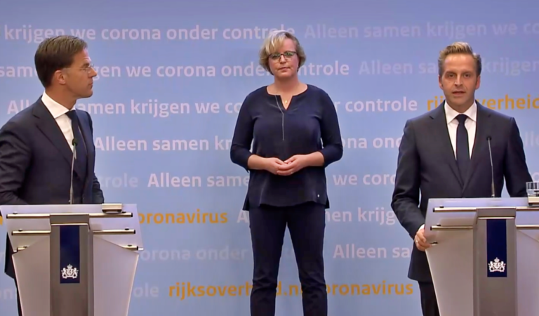 Tonight’s press conference: “We have come a long way since March,” says Rutte