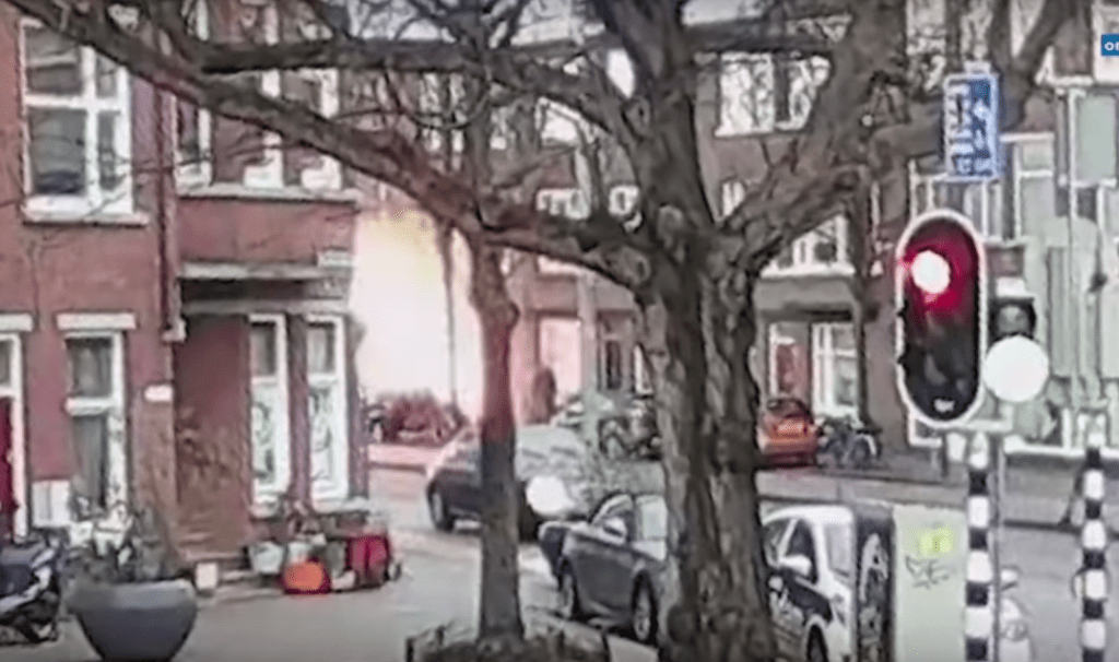 CCTV Footage Captures The Shocking Explosion In The Hague (Vid Inside ...