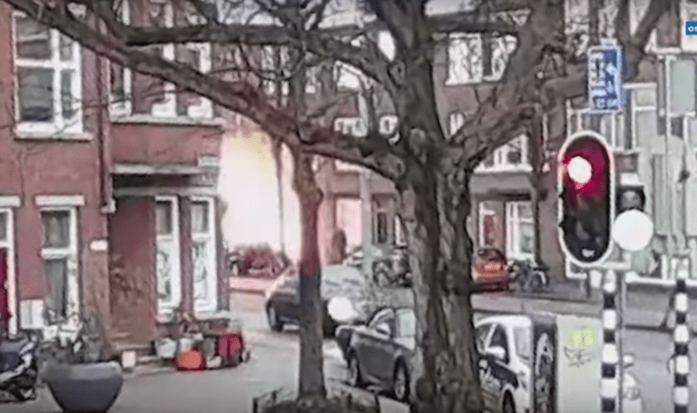 CCTV footage captures the shocking explosion in the Hague (Vid inside!)