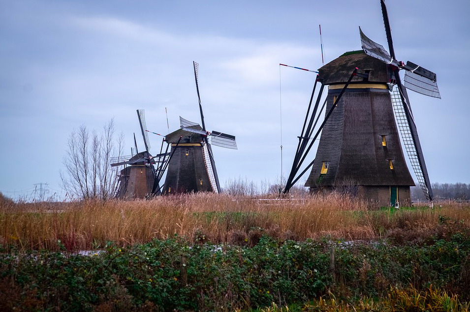 Windmills-in-green-fields