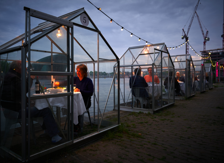 1.5m society: Amsterdam restaurant to offer four course meal in individual glasshouses