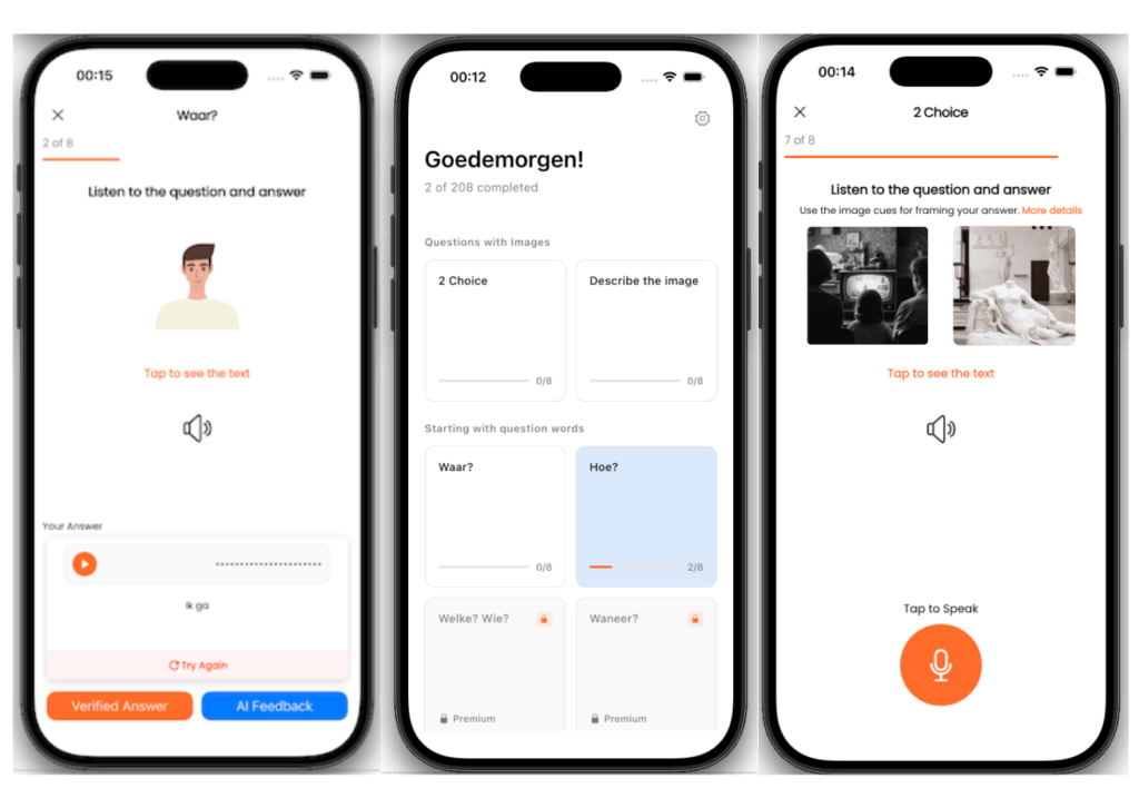composite-image-showing-interface-of-speakfluent-app-for-preparing-for-dutch-speaking-exam