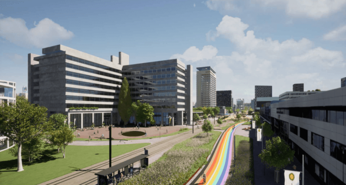 Longest-rainbow-bike-path-in-the-world-built-at-Utrecht-Science-Park-in-honour-of-Pride-Month