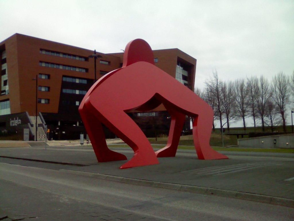 spider-man-walk-weird-statues-the-netherlands-hoofddorp