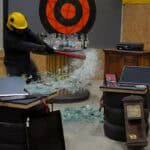 We went to work out our frustrations at THE RAGE (and it was smashing)