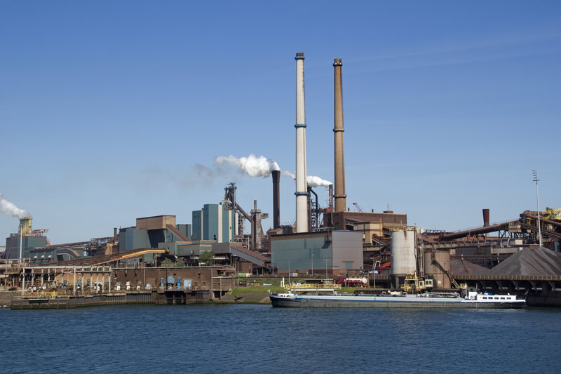 photo-of-tata-steel-plant-in-IJmuiden