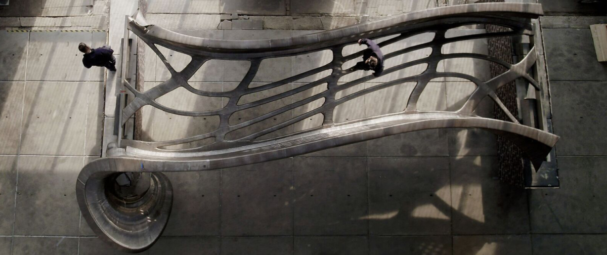 3D printed bridge in Amsterdam