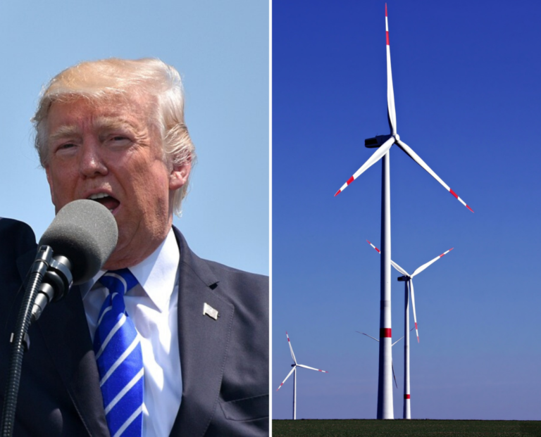 Trump: I love orange, but hate windmills (or wind turbines?)