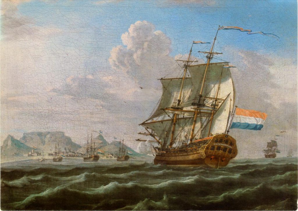 VOC-Dutch-East-India-Company-ship-on-sea