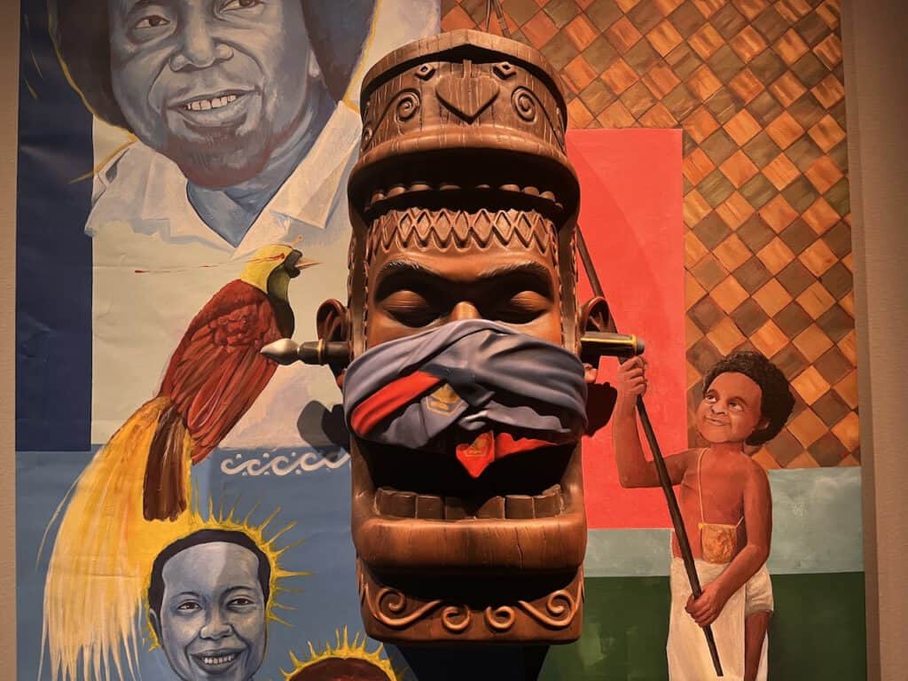photo-of-contemporary-artwork-at-wereldmuseum-leidens-time-for-papua-exhibit