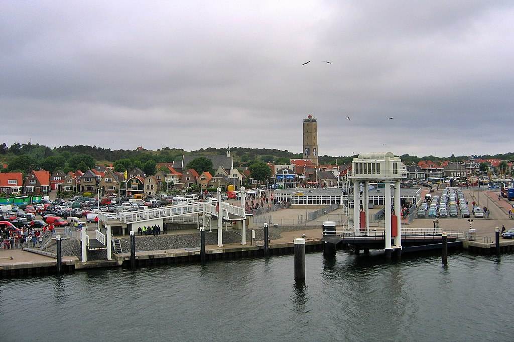 The-harbour-at-West-Terschelling-in-the-Netherlands