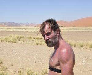 Wim Hof in Namib