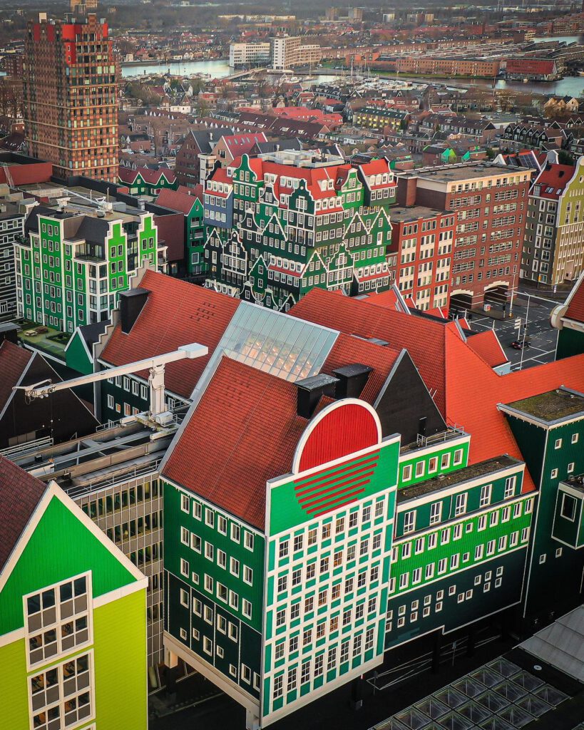 Quirky-Zaandam-near-Amsterdam-the-Netherlands-drone-photography