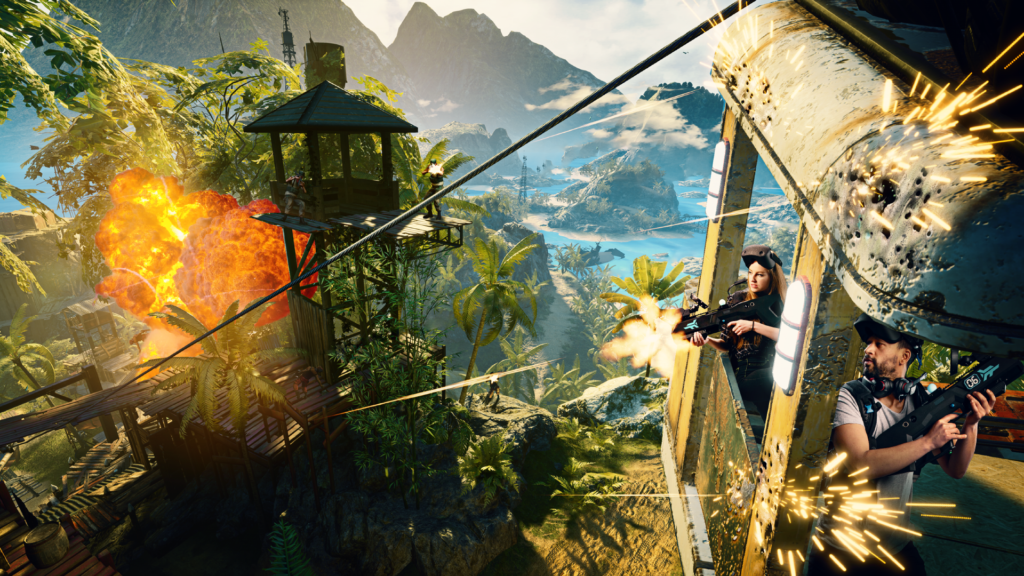 Cable-car-scenery-from-vritual-reality-game-far-cry
