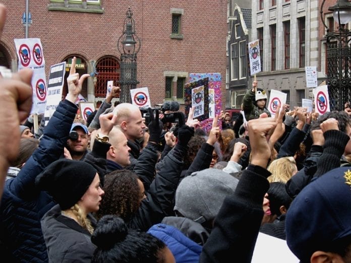 arson attack on kick out Zwarte Piet group