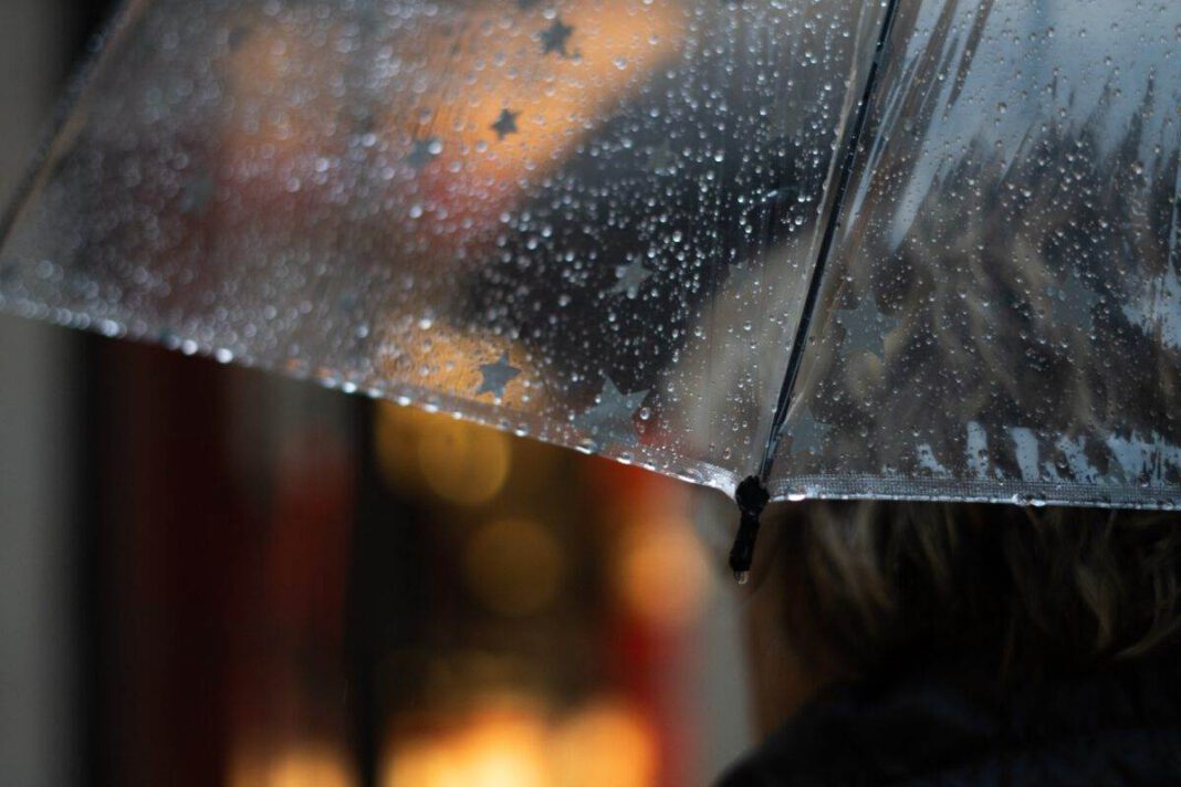Photo-of-umbrella-in-rain
