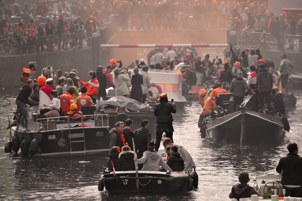 🇳🇱 Kings Day Amsterdam 2023 Night Street Party Koningsdag