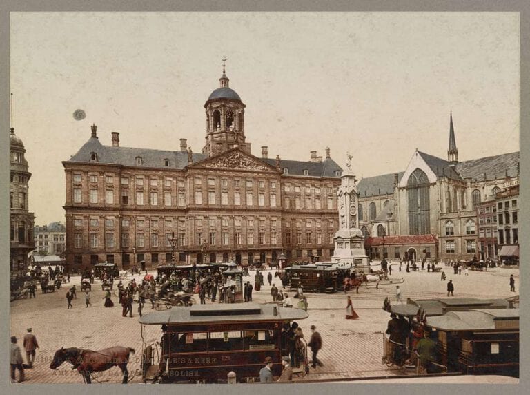 The streets of Amsterdam: now and in 1922