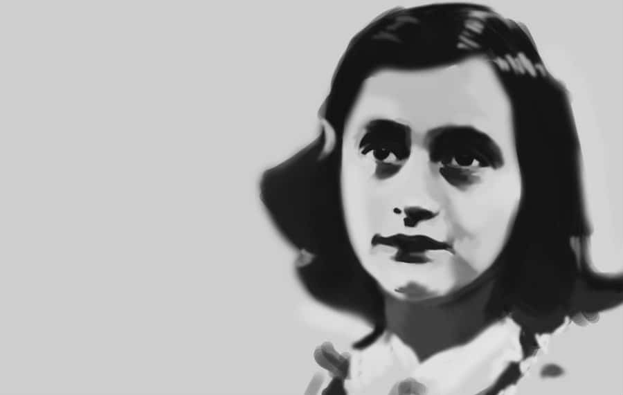 Anne Frank Drawing : Art By Karl Kwasny I Felt Like Drawing Anne Frank