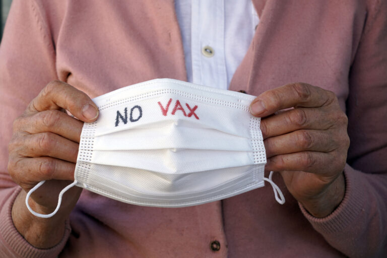 Extreme protest against coronavirus measures in Amsterdam featured life-size gallows