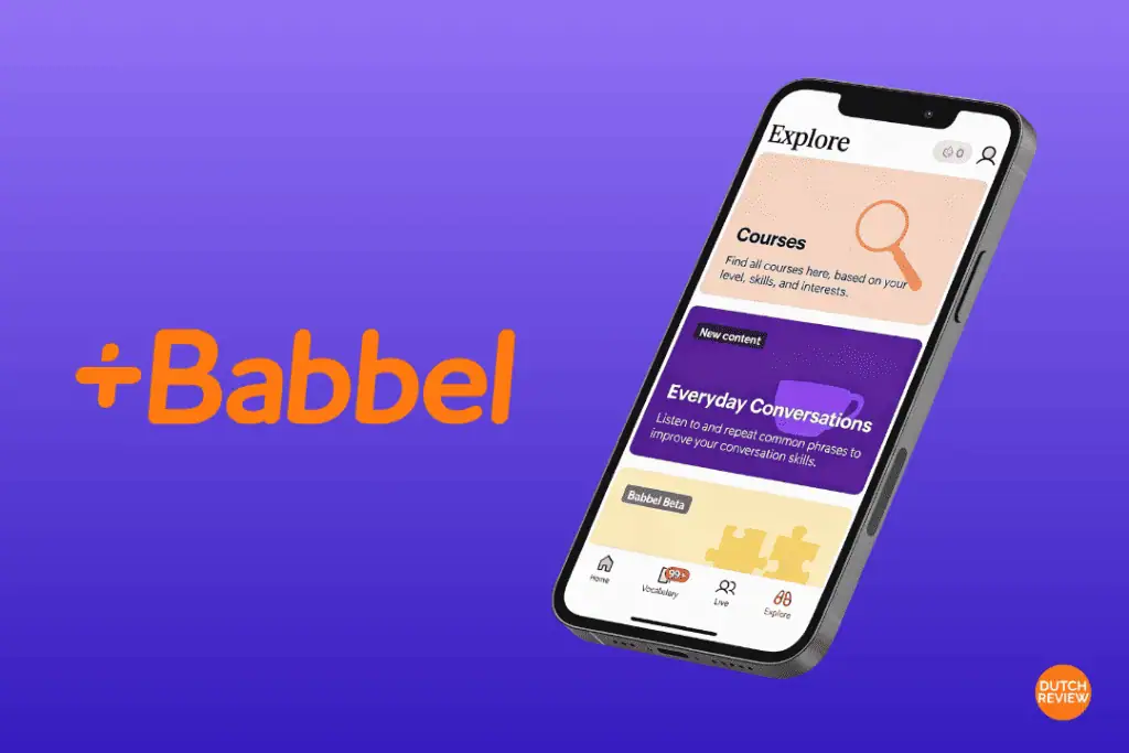 babbel-logo-and-iphone-open-to-app-on-purple-background