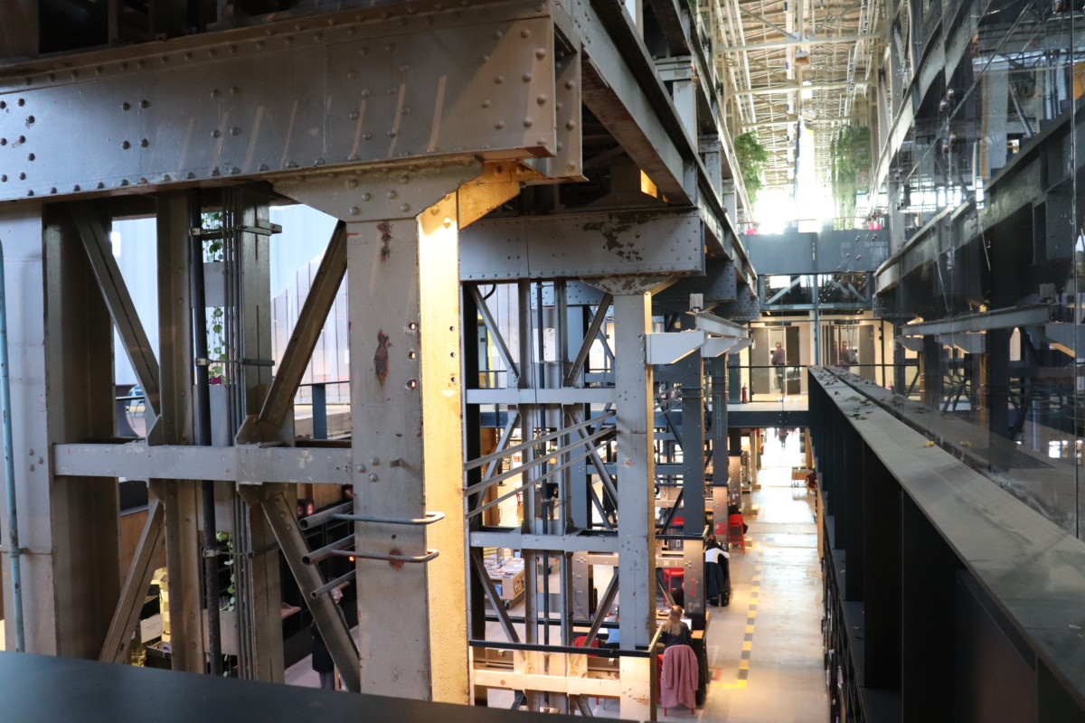 Tilburg, Steel Beams, Architecture, LocHal, Library