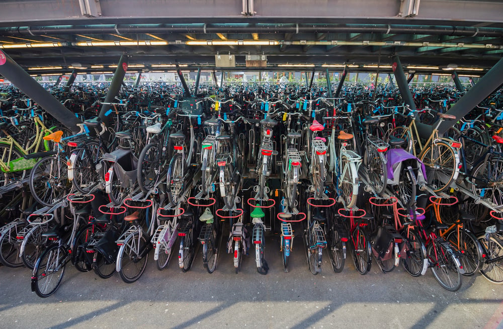 bike-parking-lot-netherlands