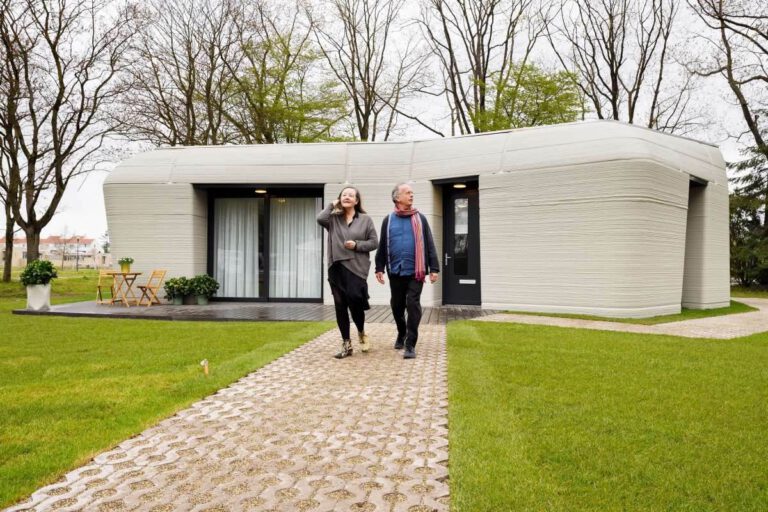 The first fully 3D-printed house in Eindhoven is welcoming its first residents