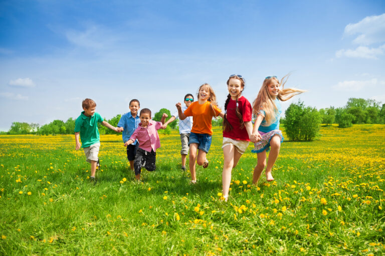 children-running-outside