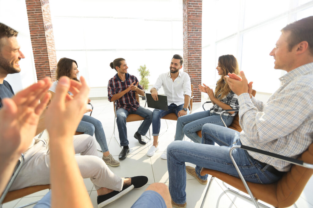 dutch-people-sitting-in-a-circle-at-birthday-party