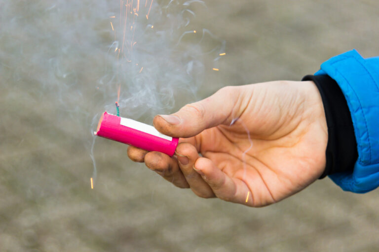 Culprit throws live fireworks through letterbox at 3 AM, injuring resident
