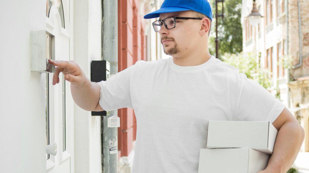 delivery-man-ringing-doorbell-in-the-netherlands
