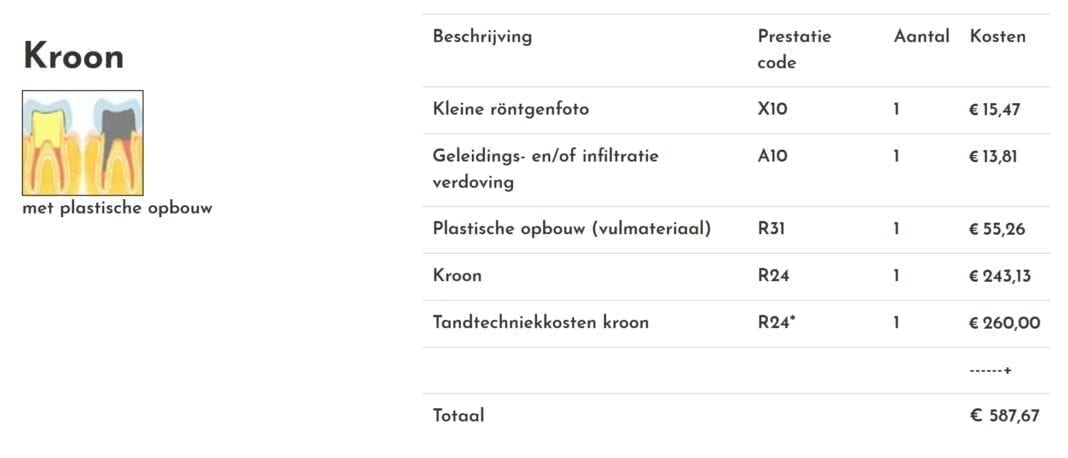 Dental costs and dental insurance in the Netherlands 5