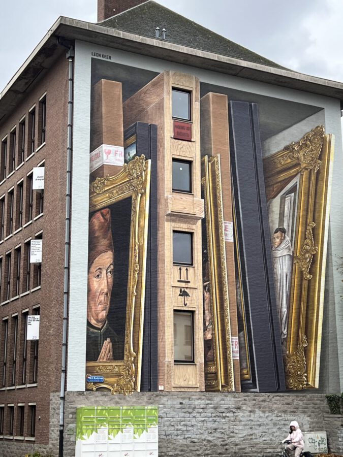 dieric-bouts-creator-of-images-exhibition-in-museum-leuven-belgium-painting-on-side-of-building