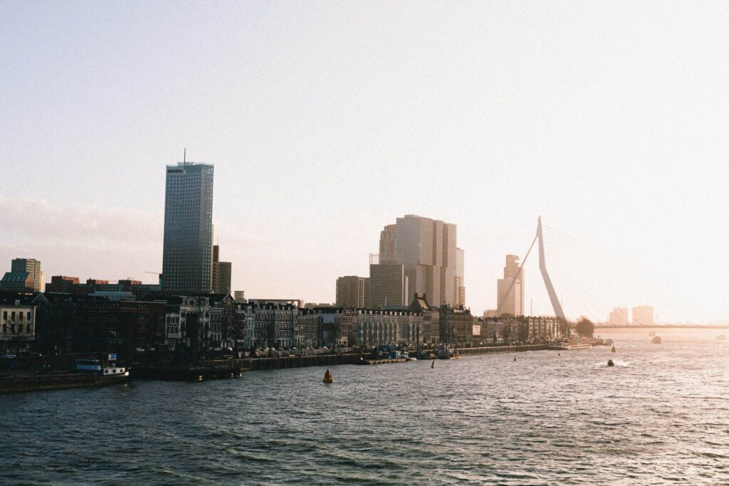 Photo-of-Rotterdam-cityscape-houses-in-Rotterdam