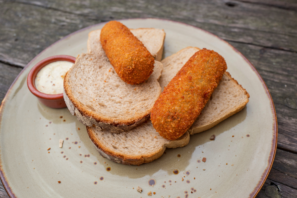 two-kroketten-on-bread-dutch-boterham-topping