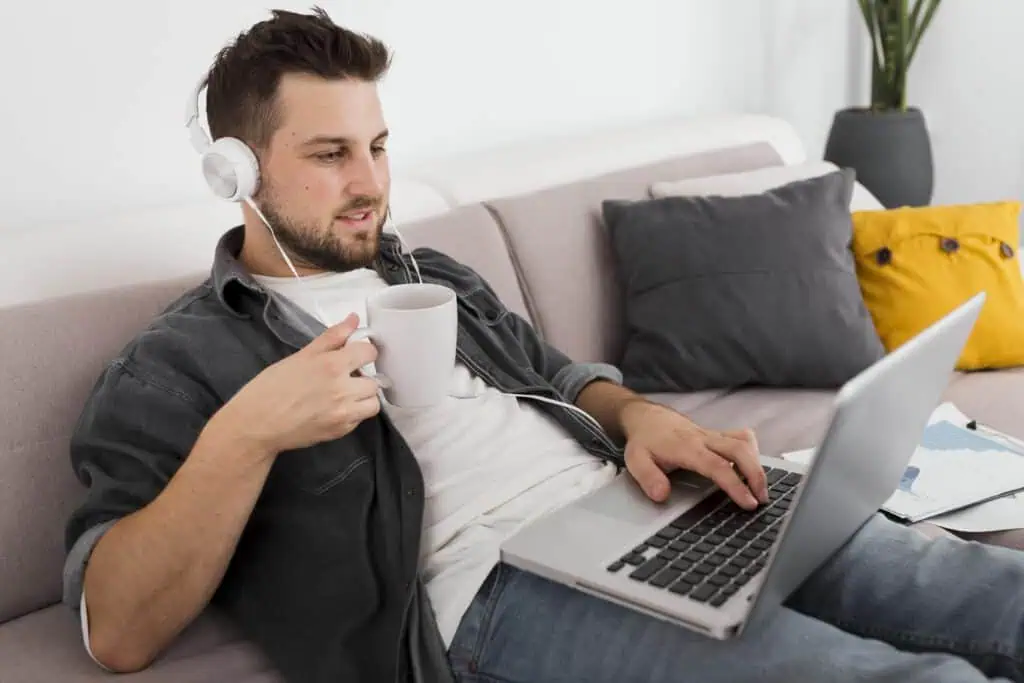 dutch-freelancer-working-from-home-splayed-out-on-the-couch-with-some-coffee