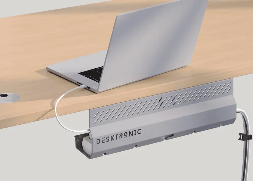 dutch-home-office-setup-with-laptop-sitting-on-sit-stand-desk-with-cable-organiser