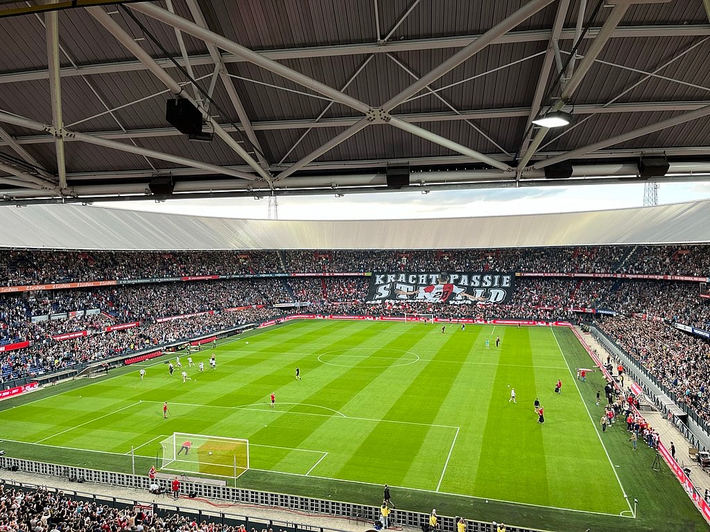 photo-of-Feyenoord Rotterdam's De Kuip stadium in 2022 before a match against FC Emmen