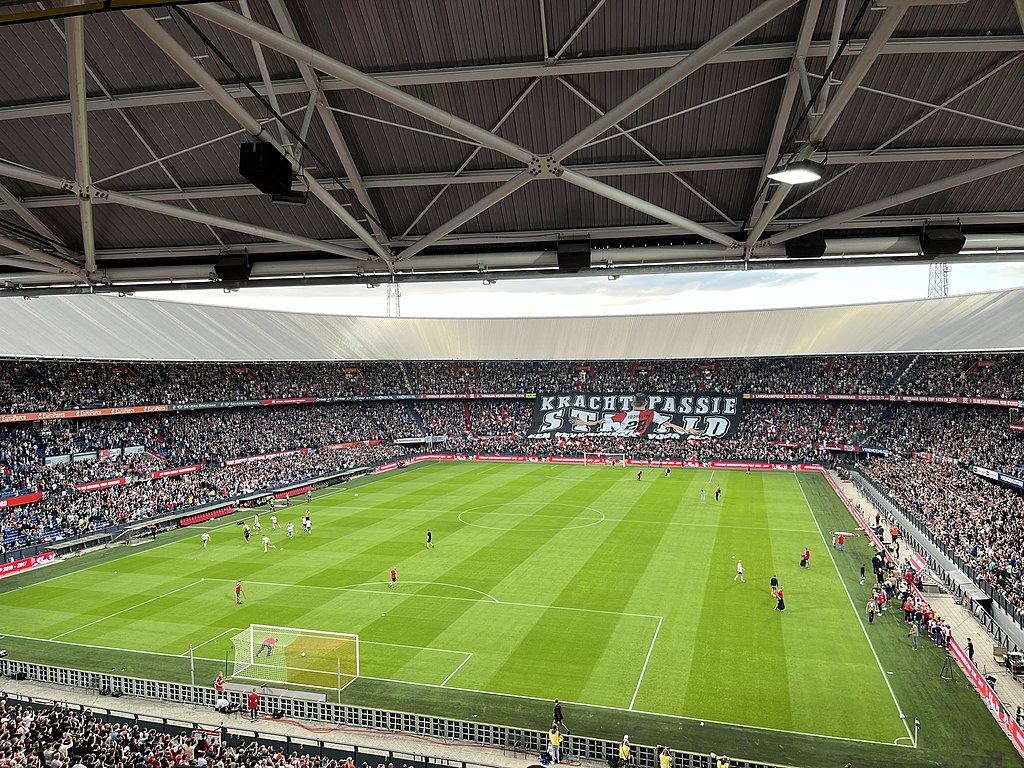 photo-of-Feyenoord Rotterdam's De Kuip stadium in 2022 before a match against FC Emmen